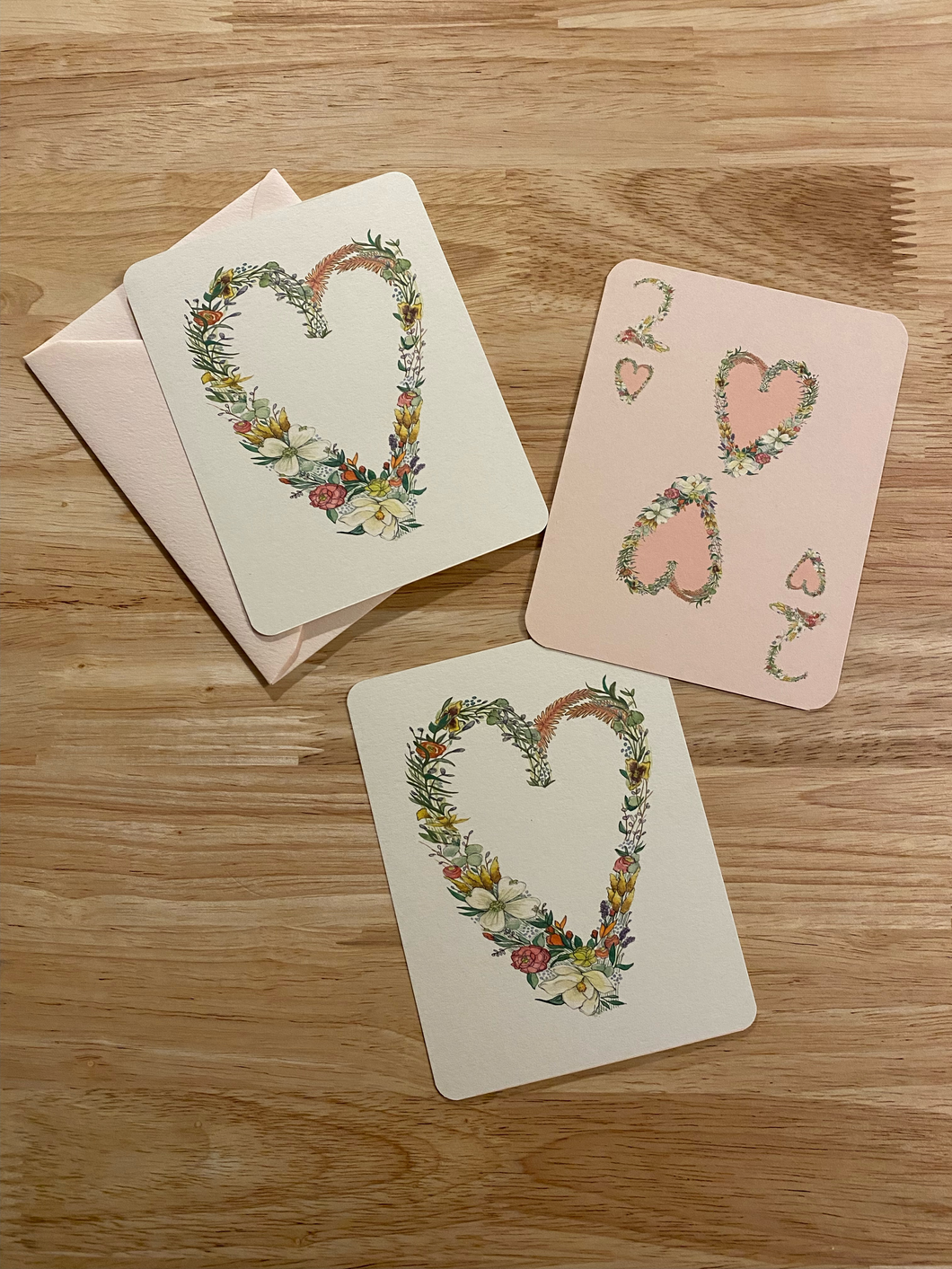 Simple Set of Valentine's Cards